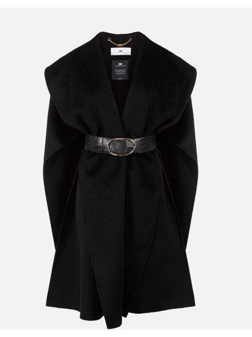 CAPE COAT ELISABETTA FRANCHI | CP67D56E2110 Nero